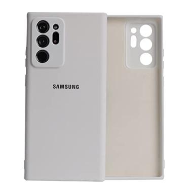 Imagem de Para Samsung Galaxy Note 20 Ultra 5G Note20 Note20 Ultra Case Proteção de Câmera Capa de Silicone Macio Concha Protetora de Toque Sedoso, Branco, Para Nota 20 Ultra