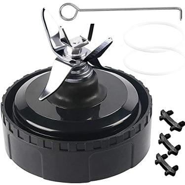 Imagem de WUYAN Atualização liquidificador conjunto de corte lâmina extrator peças de reposição para liquidificador profissional Ninja de bancada de 1100 watts BL660 30/ BL665 QCN-30 / BL663 BL663CO 30 / BL660WM 30/ BL740 30/BL621