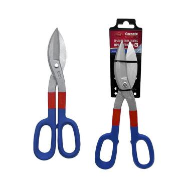 Imagem de Tesoura Para Chapas Funileiro Americana 12 Pol Aço Corneta