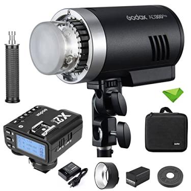 Imagem de GODOX AD300 Pro 300W TTL Outdoor Flash c/X2T-F Flash Trigger 2.4G 1/8000s HSS 2600mAh 0.01-1.5s Tempo de Reciclagem 320 Full Power 12W Bicolor Modelagem LED para Câmeras Fuji Fujifilm