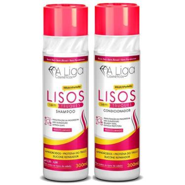 Imagem de Shampoo E Condicionador Lisos Sem Truques A Liga 300ml - A Liga Cosmet
