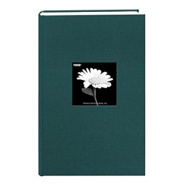 Imagem de Álbum de fotos com capa de moldura de tecido, comporta 300 fotos de 10 x 15 cm, Majestic Teal