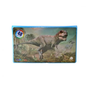 Imagem de Estojo escolar estampa dinossauro 48PÇS