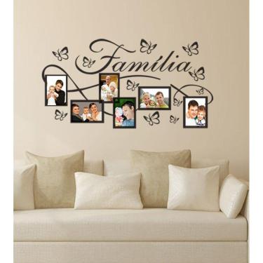 Imagem de Adesivo Decorativo De Parede Para Foto E Retrato Família