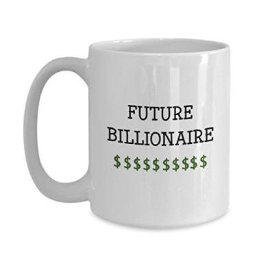 Imagem de Caneca Future Billionaire – Caneca de café de cacau quente divertido – ideia de de Natal