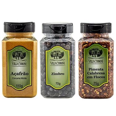 Imagem de Açafrão, Zimbo, Pimenta Calabresa em Flocos