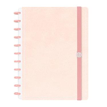 Imagem de Caderno De Disco ISCOOL Inteligente G Solid Touch Couro Rosa