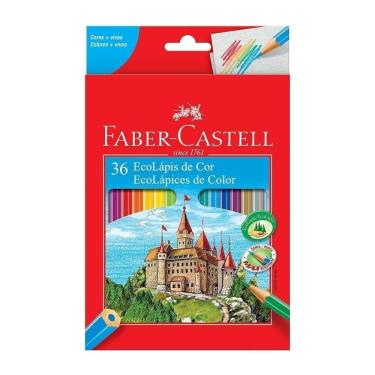 Imagem de Lápis de Cor Faber Castell c/ 36 Cores - Embalagem com 4 Unidades