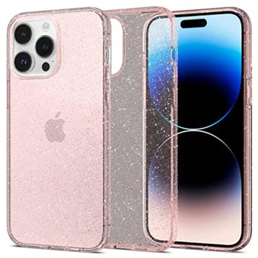 Imagem de Spigen Capa Liquid Crystal Glitter Compativel com Apple iPhone 14 Pro Max Case (2022) - Rose Quartz