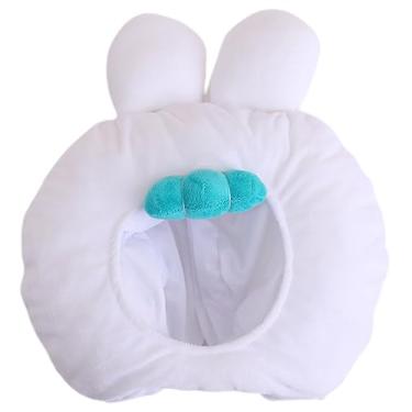 Imagem de Gadpiparty Chapéu De Coelho Gorro De Pelúcia Chapéu De Orelhas De Coelho Tiara De Orelha De Coelho Chapéu Bobo Adulto De Coelho Roupa De Coelho Pp Algodão Senhorita Branco Animal