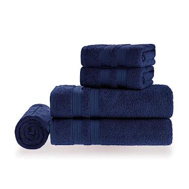 Imagem de Karsten Jogo Banhão Unika Naval 100% Algodão 5 peças