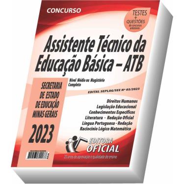 Imagem de Apostila SEE - MG - Assistente Técnico de Educação Básica - ATB