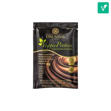 Imagem de Veggie Protein (sachê) Cacao Essential Nutrition-Unissex