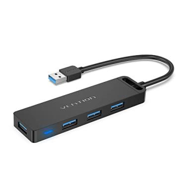 Imagem de Hub USB 3.0 da VENTION com 4 portas USB 3.0 ultrafino, divisor de carregamento compatível com MacBook, Laptop, Surface Pro, PS4, PC, Flash Drive, HDD móvel (0,5 pés/0,15 m)