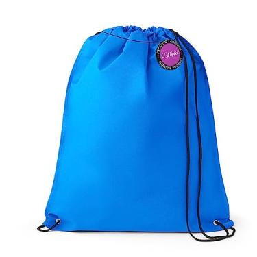 Imagem de Mochila tipo Saco Gym Sack em TNT Premium 33x40cm Marino TopGet (Azul Royal)