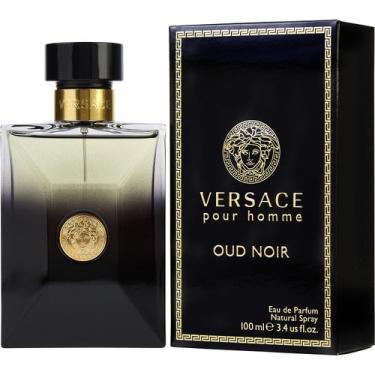 Imagem de Versace Pour Homme Oud Noir Eau De Parfum Spray 3.4 Oz
