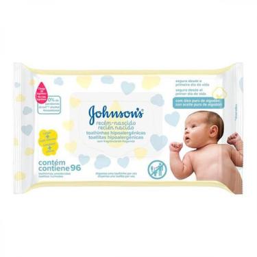 Imagem de Lenços Umedecidos Johnson's Baby Recém-Nascido Sem Fragrância 96  Unid