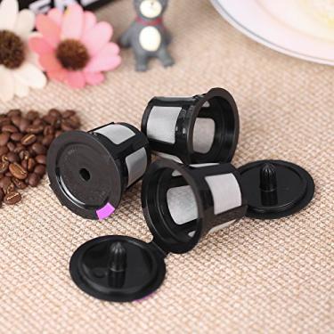 Imagem de 3pcs/set Cápsula de café reutilizável para filtros de café recarregáveis das cafeteiras Keurig 2.0 e 1.0