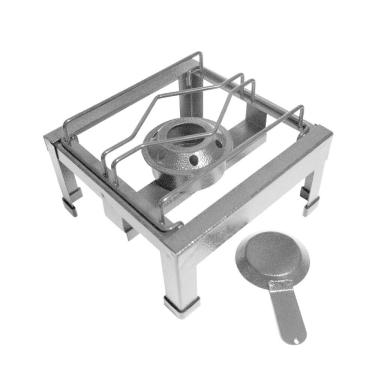 Imagem de Fogão Industrial 1 Boca Lx A Álcool Roa Com Abafador