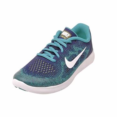 Imagem de Nike Free Rn (criança grande), Binary Blue/White-turbo Green, Youth Size 5.5