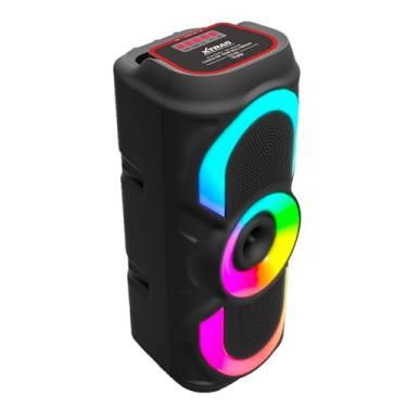 Imagem de Caixa De Som Bluetooth Multimídia Led Rgb Usb Fm Tws 50w Xtrad CS-30