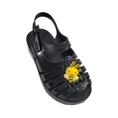 Imagem de Sandália Infantil Menina Tratorada (Sandália Infantil Menina Tratorada Preta Abelha, BR, Criança de 1 a 3 anos, Numérico, 25)