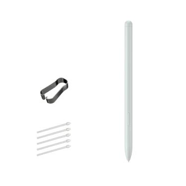 Imagem de Caneta Galaxy Tab S9 FE S para Samsung Galaxy Tab S9 FE Caneta Stylus de substituição para Galaxy Tab S9 FE Plus S Pen com 4.096 níveis de pressão + 5 pontas grátis (verde)