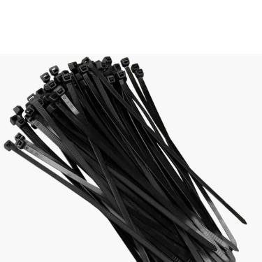 Imagem de Jogo de 100 Abraçadeira Nylon Enforca Gato Preta 400x3,6mm - Starfer