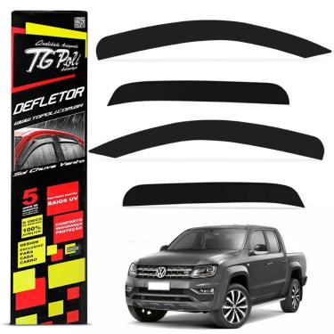 Imagem de Calha de Chuva Amarok CD 2010 a 2023 Defletor Fumê Tgpoli