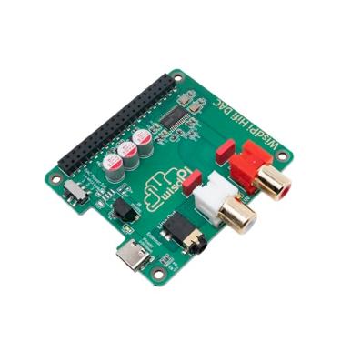 Imagem de Placa de expansão de placa de áudio Raspberry Pi HiFi DAC HAT para Raspberry Pi 4, Pi 3 B+, Pi 3 B, Pi 2, Pi B+, Pi Zero/Zero W