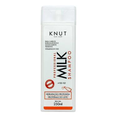 Imagem de Shampoo Milk 250 Ml Para Cabelos Enfraquecidos E Quimicamente Tratados - Hidratação Profunda - Knut