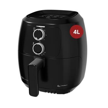 Imagem de WAP Fritadeira Elétrica Air Fryer FAMILY WAFF2-P 4 Litros, Preto, Revestimento Antiaderente, 1500W 220V