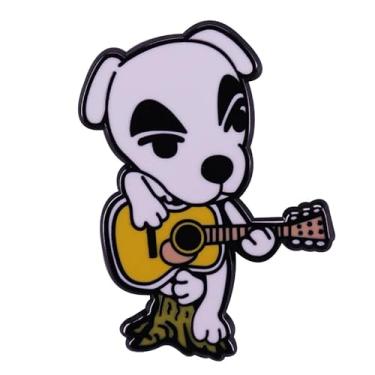 Imagem de Crachá de pino esmaltado Animal Crossing K.K. Slider Totakeke 3,15 cm, 1.25 Inches, Esmalte, Esmalte