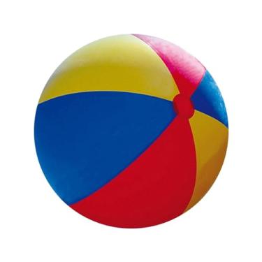 Imagem de Deevoka Bola de praia inflável para crianças e adultos, decorações grandes de festa ao ar livre, brinquedo infantil, bola esportiva espessa de verão, 80CM