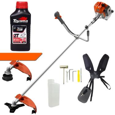 Imagem de Roçadeira Tekna RL430ACNTK Á Gasolina 2T 43cc 1,7HP 9.000rpm Cortador de Grama Profissi...