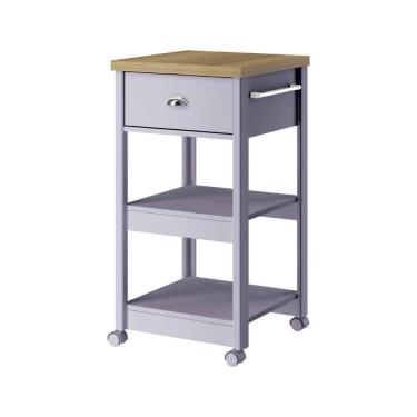 Imagem de Aparador Carrinho Chá Ditália Cinza Ba-130