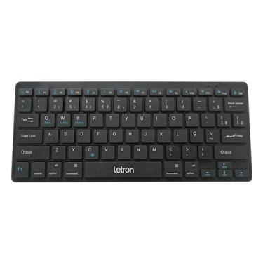 Imagem de TECLADO OFFICE FREE SEM FIO ERGONOMICO BLUETOOTH PRETO LETRON