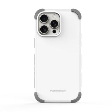 Imagem de PureGear Capa DualTek para Apple iPhone 15 Pro (2023) de 6,5 cm, proteção aprovada e testada militar, capa protetora durável resistente para iPhone 15 Pro, certificação de teste de queda de 6 m