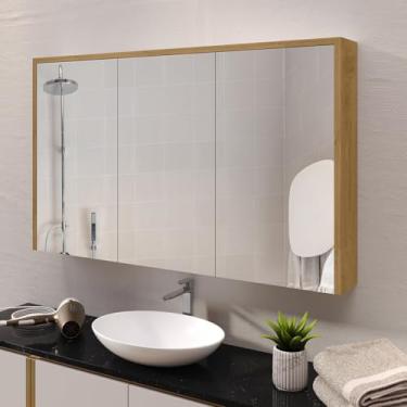 Imagem de Espelheira Trindade 3 Portas Com Amortecedor Branca (Mdeirado)