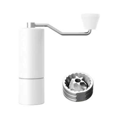 Imagem de TIMEMORE Moedor de café manual Chestnut C3, capacidade de 25 g com rebarba cônica de aço inoxidável CNC, configuração interna ajustável, posicionamento de rolamento duplo, café prensado francês para