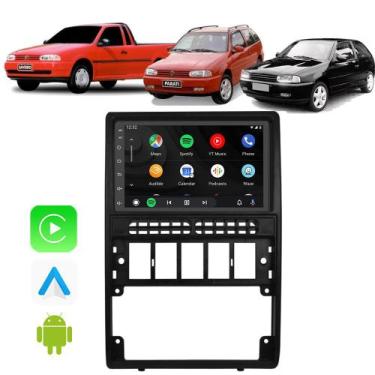 Imagem de Kit Central Multimidia Android Auto Carplay Gol G2 1996 1997 1998 1999
