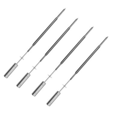 Imagem de Kit 4 Espetos Espada Giratório para Churrasqueira Pratic - Pratic Meta