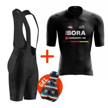 Imagem de Conjunto de Ciclismo Masculino Bretelle Pro Ciclistas Bike MTB - TR4, 