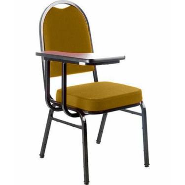 Imagem de Cadeira Universitária para Auditório Linha Hotel Amarelo - Design Offi