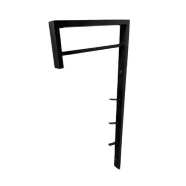 Imagem de Cabideiro Vertical de Parede - Multiuso (PRETO)