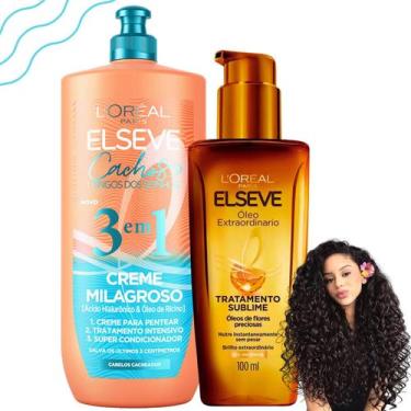 Imagem de Kit Elseve Loreal Paris Cachos Longos Dos Sonhos Óleo - L'oreal Paris