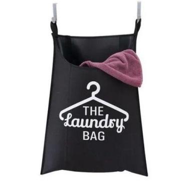 Imagem de Cesto Organizador De Pendurar Na Porta Roupa Suja Secalux