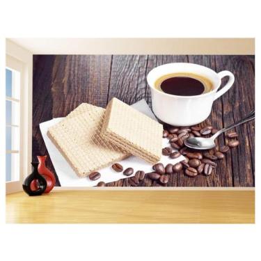 Imagem de Papel De Parede 3D Alimentos Café Manhã Caseiro 3,5M Al337 - Você Deco