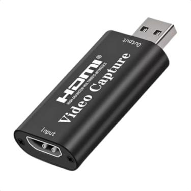 Imagem de Placa De Captura Hdmi Usb 2.0 4k 1080p Full Hd Live Sreaming Áudio Vídeo PC Note cartão de captura de vídeo Cam Link transmissão gravação Adaptador Tv Box Jogos Computador Notebook Microfone