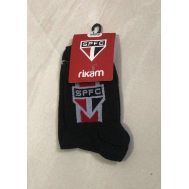 Imagem de 1 Par de Meia Casual Futebol Torcida Clube Time Ref 47799 - Rikam, São